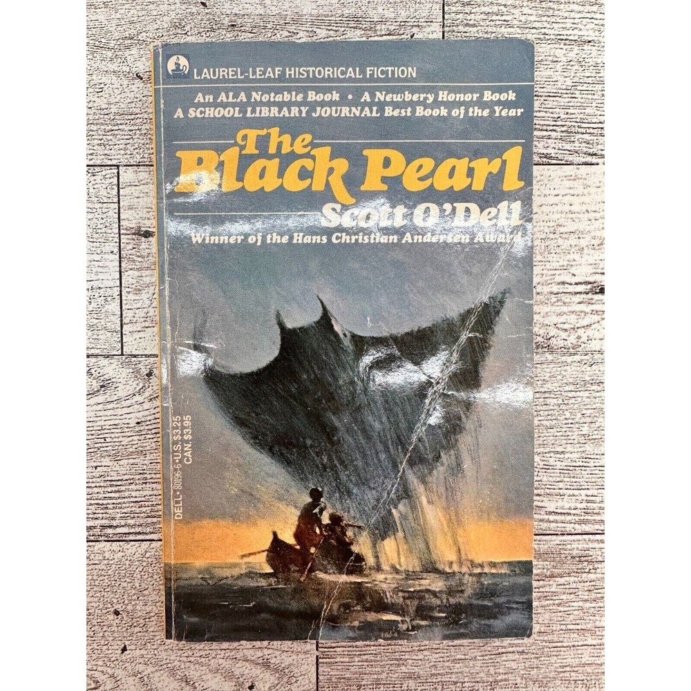 The Black Pearl Scott O'Dell 1977 YA Adventure Vintage Paperback‎